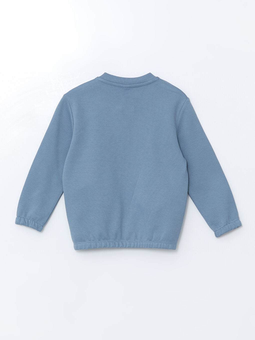 LCW Kids Blue Basic Boy Zippered Sweatshirt