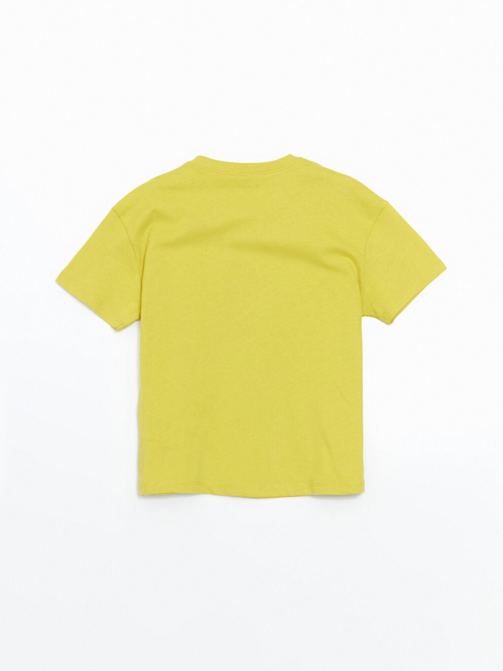 LCW Kids Green Crew Neck Printed Boys T-Shirt