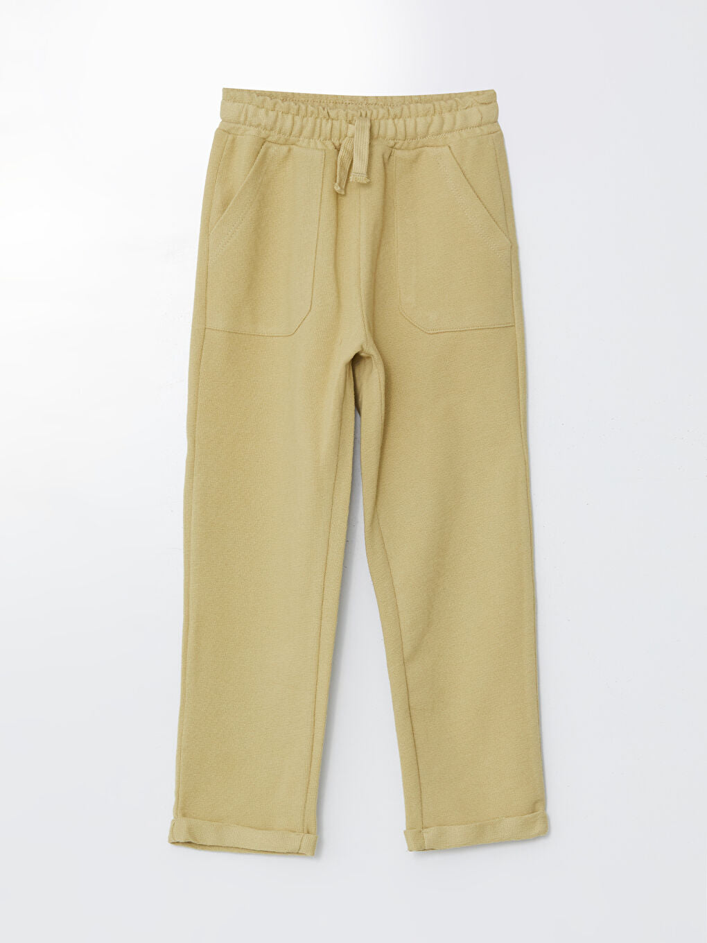 LCW Kids Khaki Elastic Waist Boy Trousers