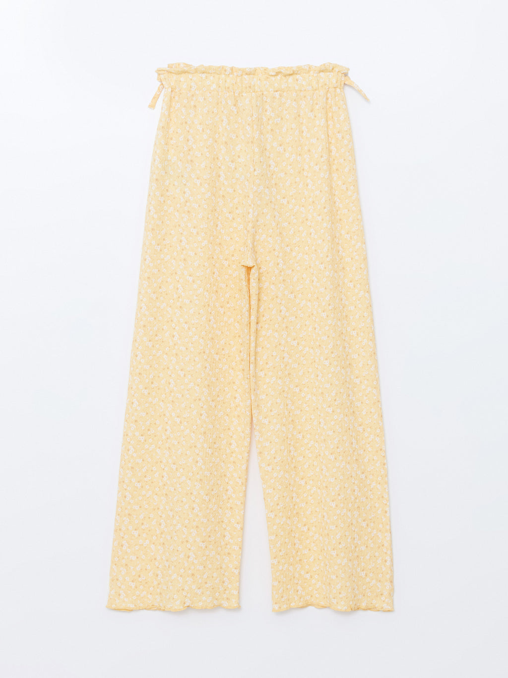 Elastic Waist Floral Girls Tracksuit Bottoms