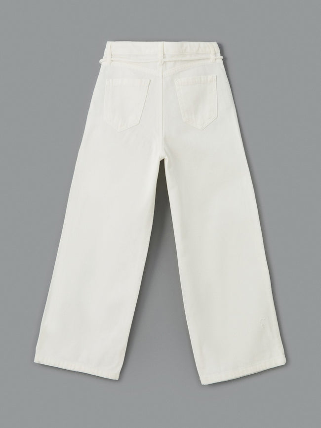 LCW Kids Waist Adjustable Elastic Girl Trousers Main Image