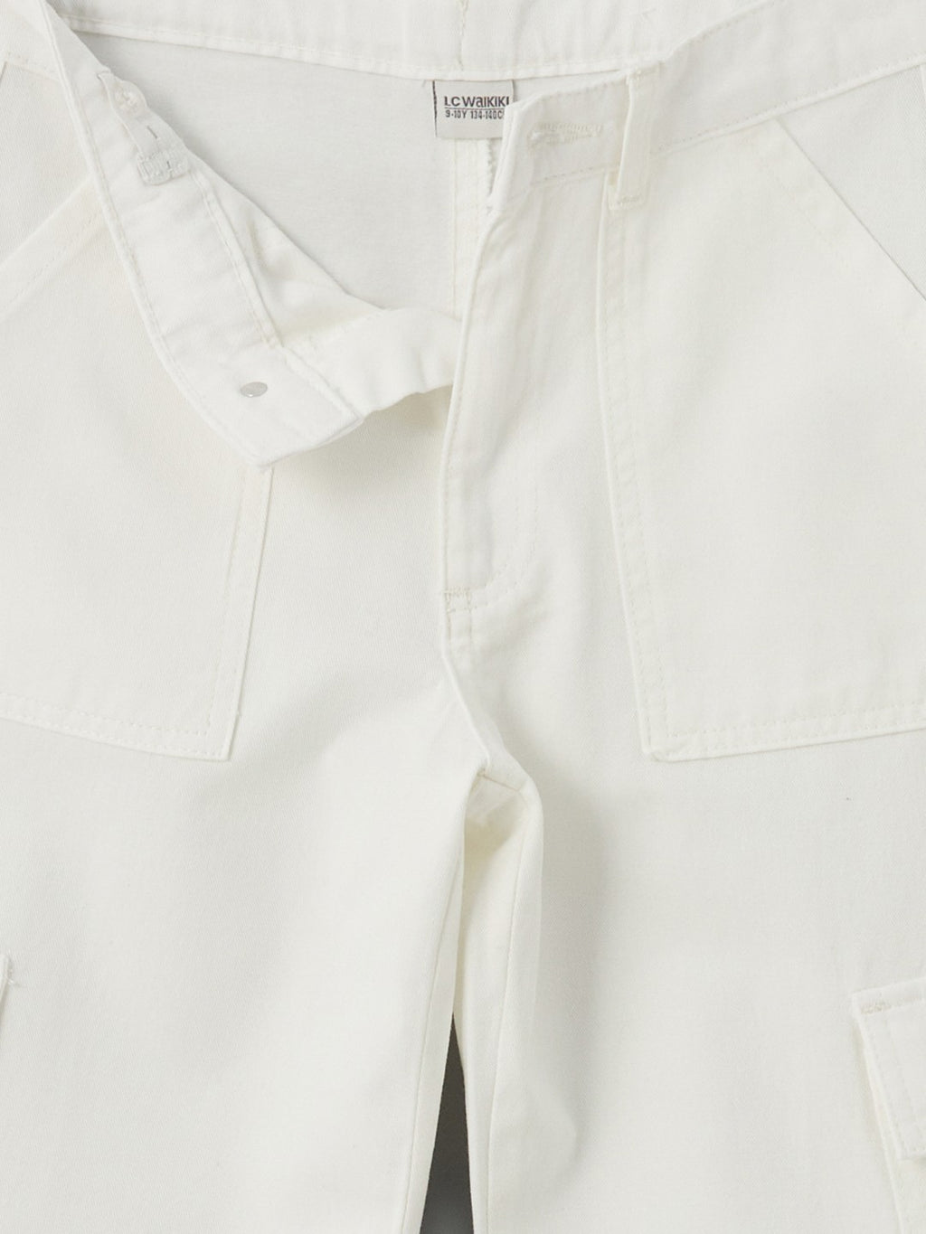 LCW Kids Adjustable Waist Elastic Girls Cargo Pants