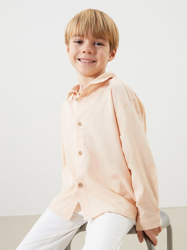 LCW Kids Basic Boy Shirt And Pants 2-Pack Hover Image