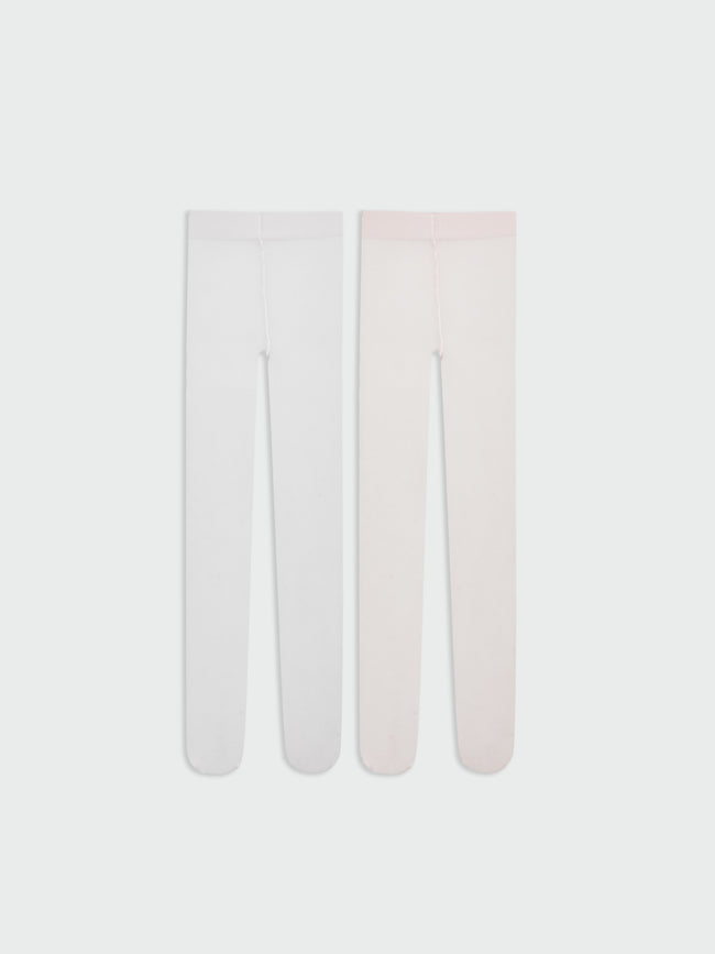 Girl Glitter Thin Tights 2-Pack Hover Image