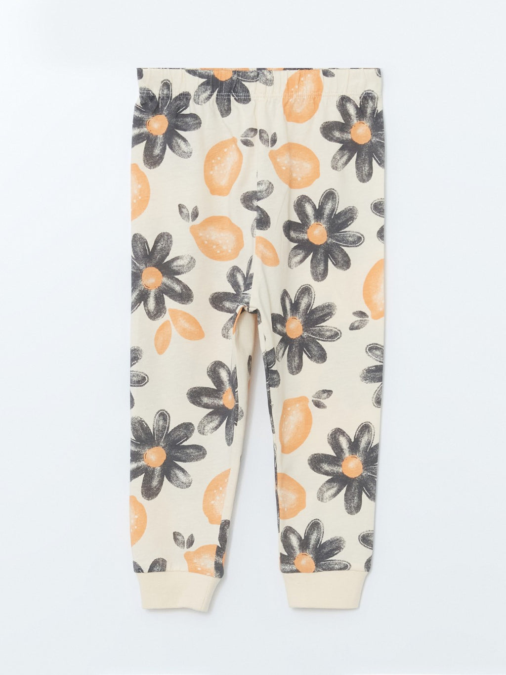 LCW Baby Crew Neck Floral Baby Girl Pajama Set