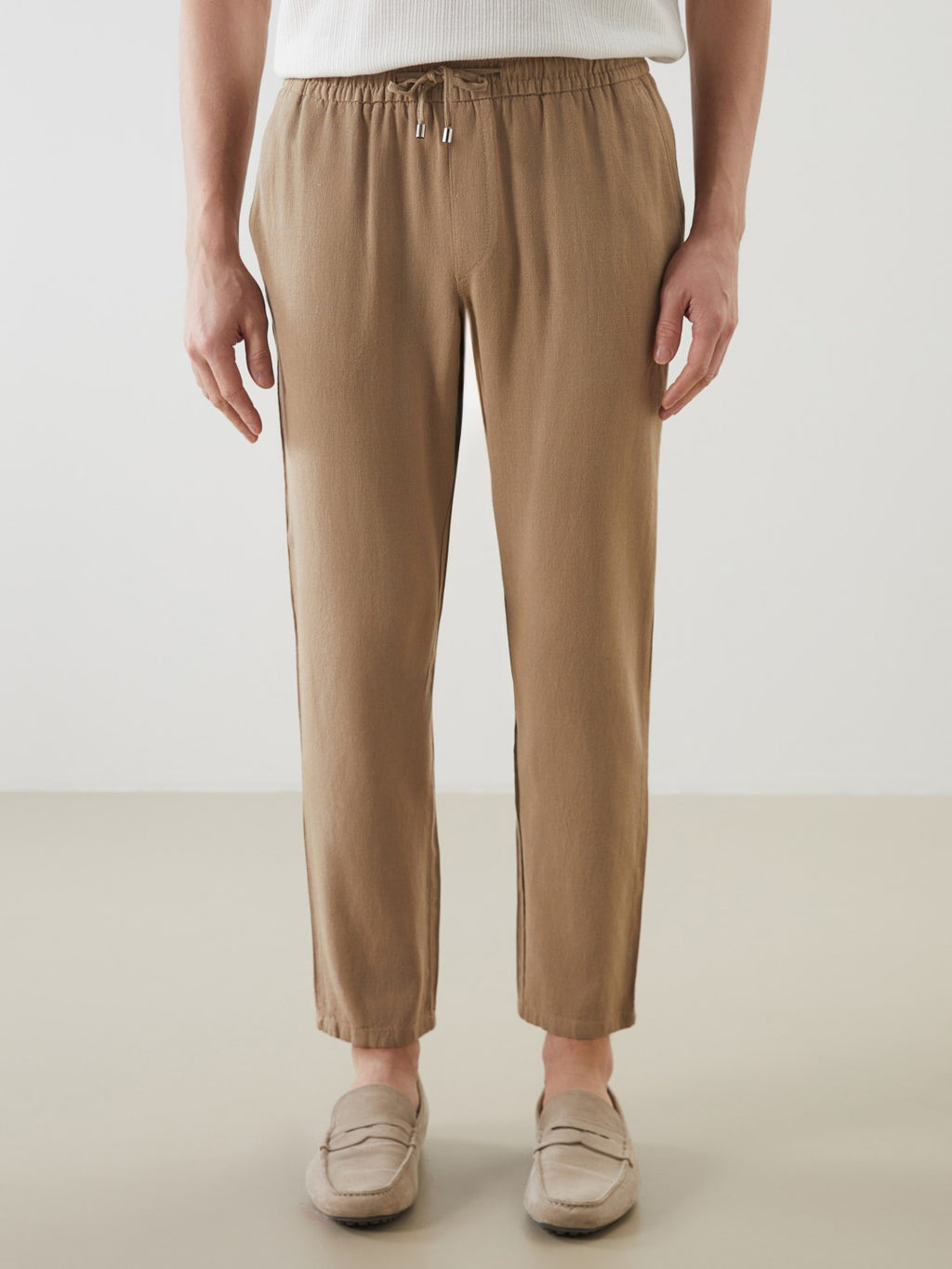 LCW Vision Standard Fit Linen Blend Men Trousers