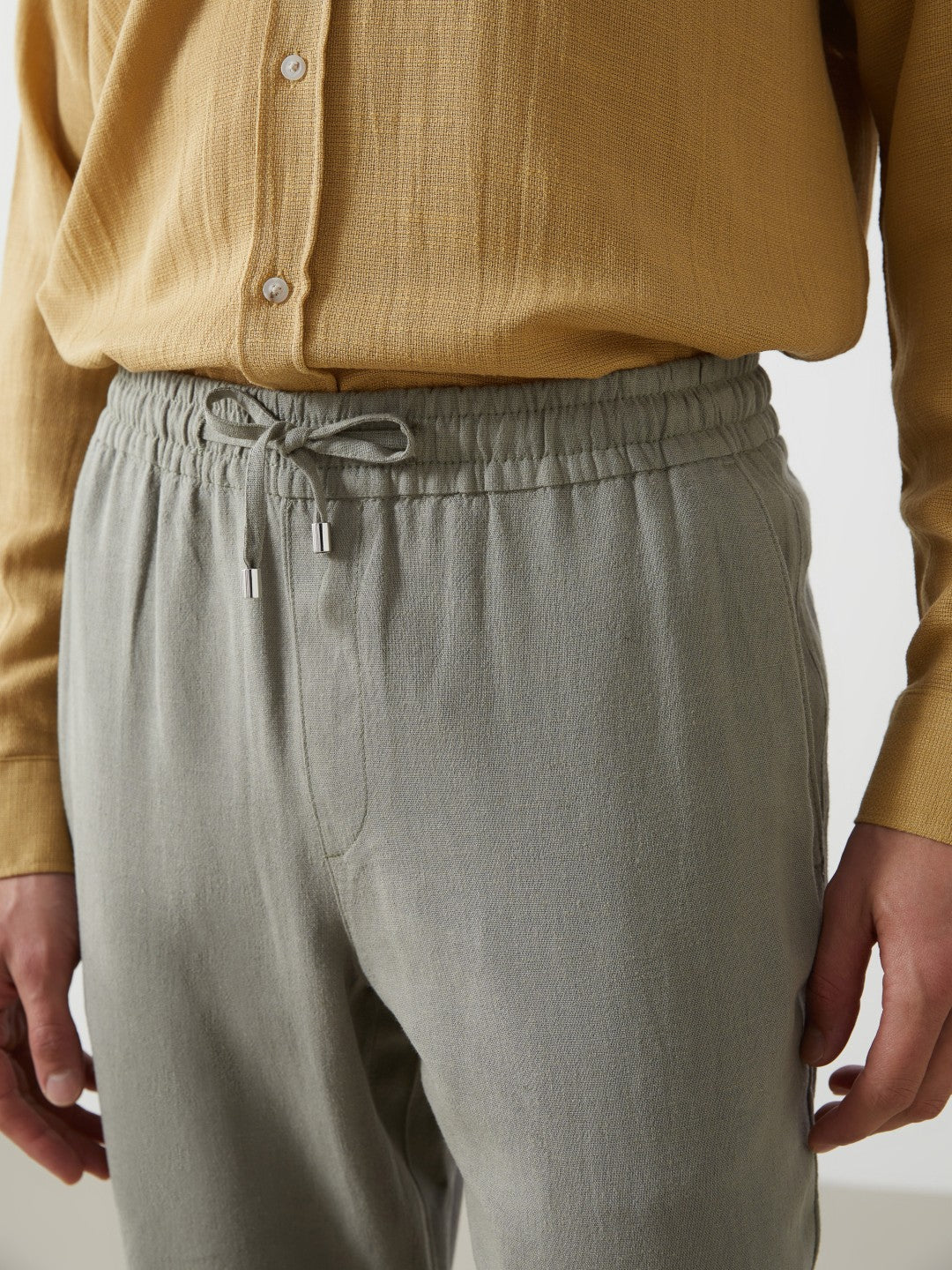 LCW Vision Standard Fit Linen Blend Men Trousers