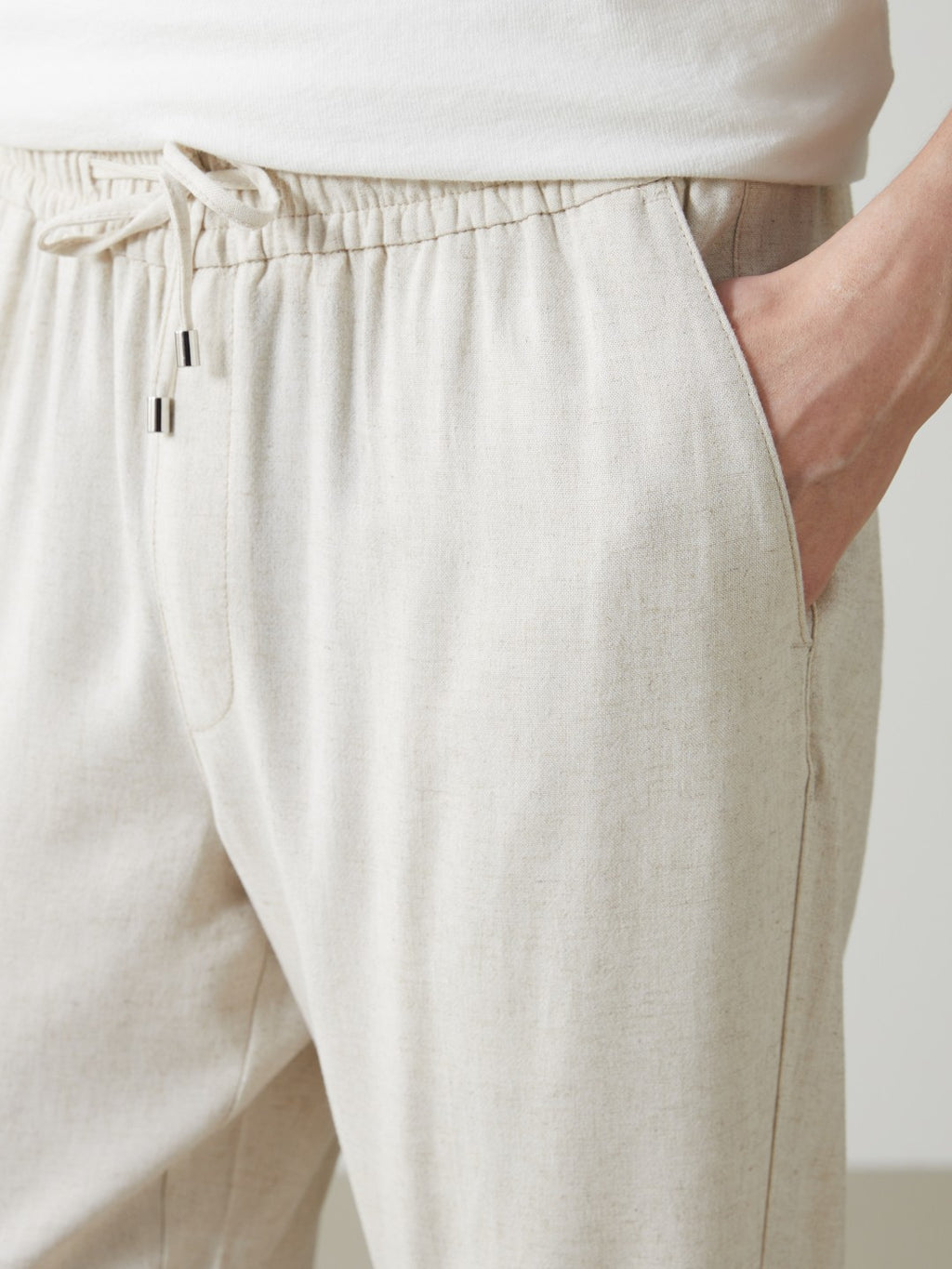 LCW Vision Standard Fit Linen Blend Men Trousers