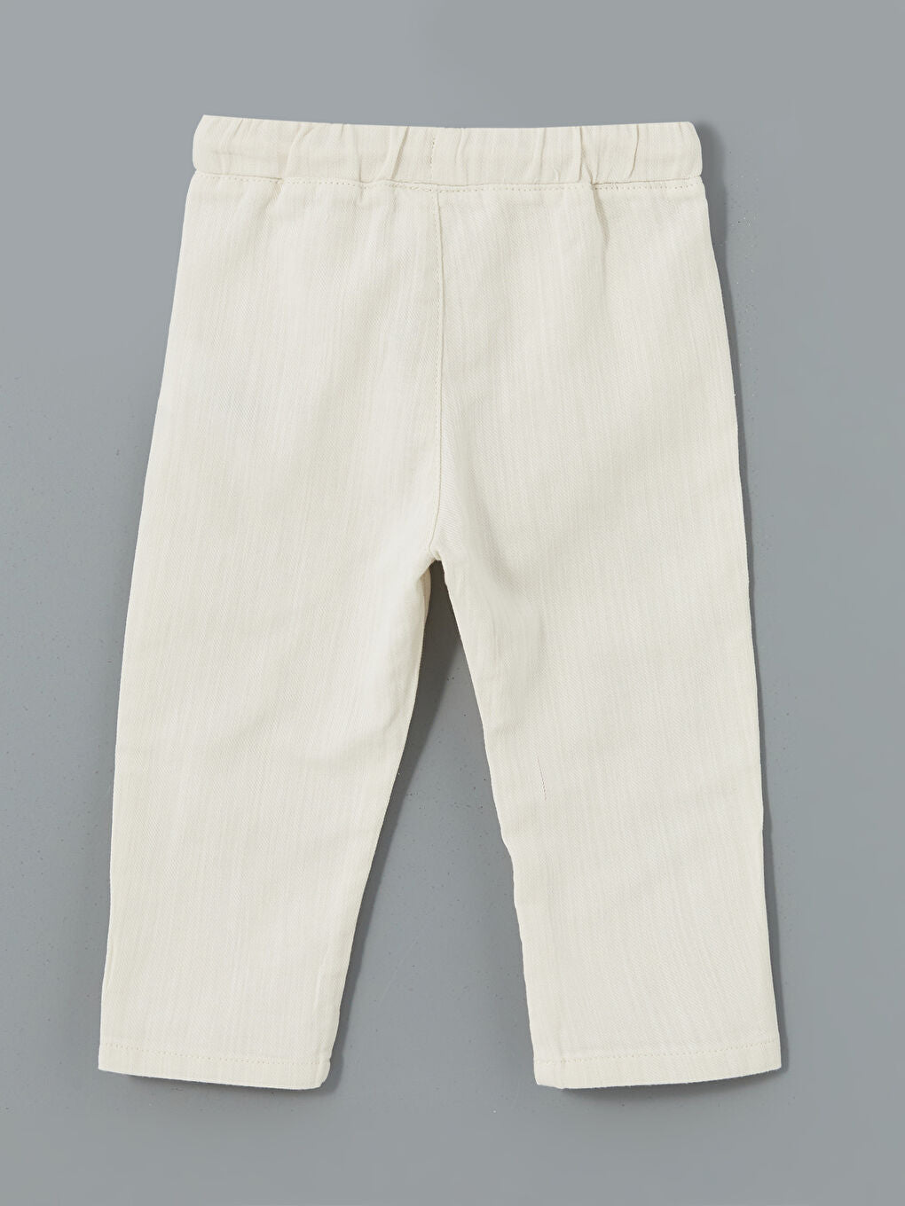 LCW Kids Beige Elastic Waist Gabardine Baby Boy Trousers