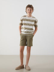 LCW Kids Crew Neck Boy T-Shirt And Shorts