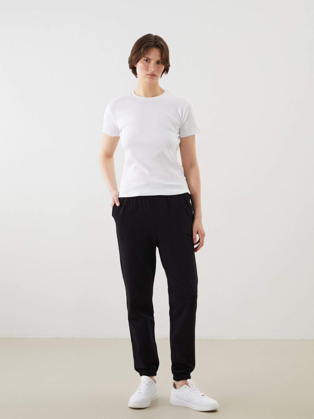 LCW Classic Elasticated Waist Women Jogger Sweatpants