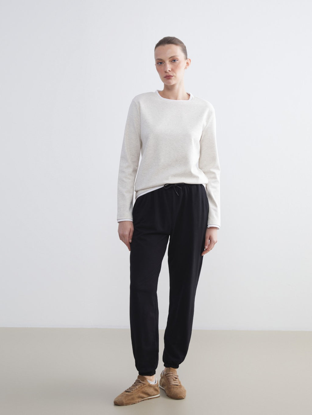 LCW Classic Elasticated Waist Women Jogger Sweatpants