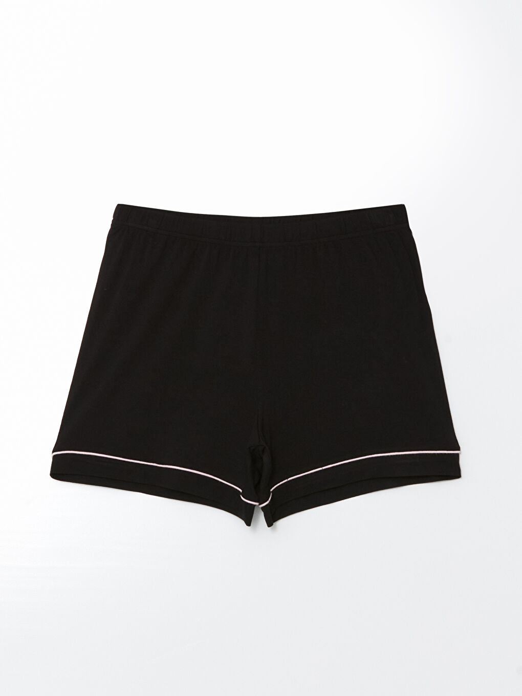 LCW DREAM Turquoise Shirt Collar Women Shorts Pajama Set