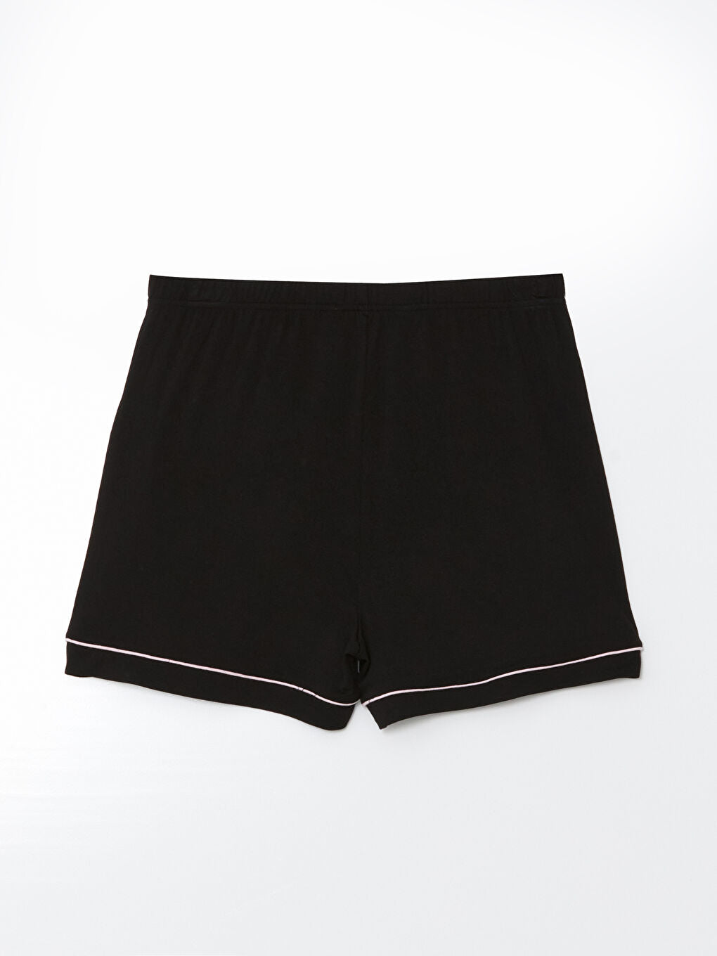 LCW DREAM Turquoise Shirt Collar Women Shorts Pajama Set