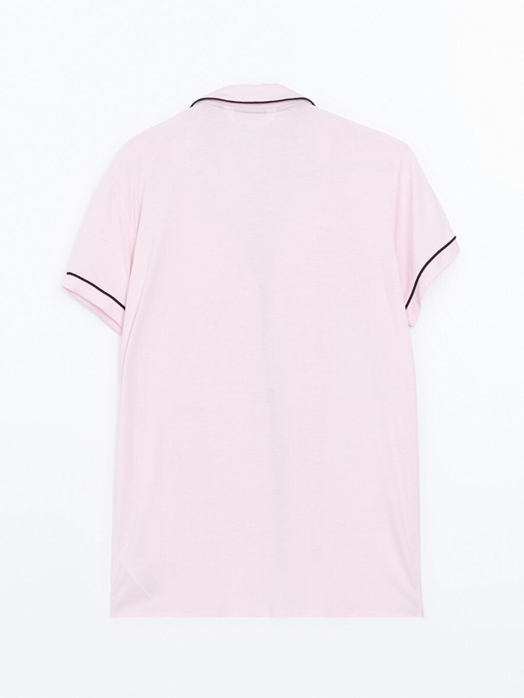 LCW DREAM Turquoise Shirt Collar Women Shorts Pajama Set