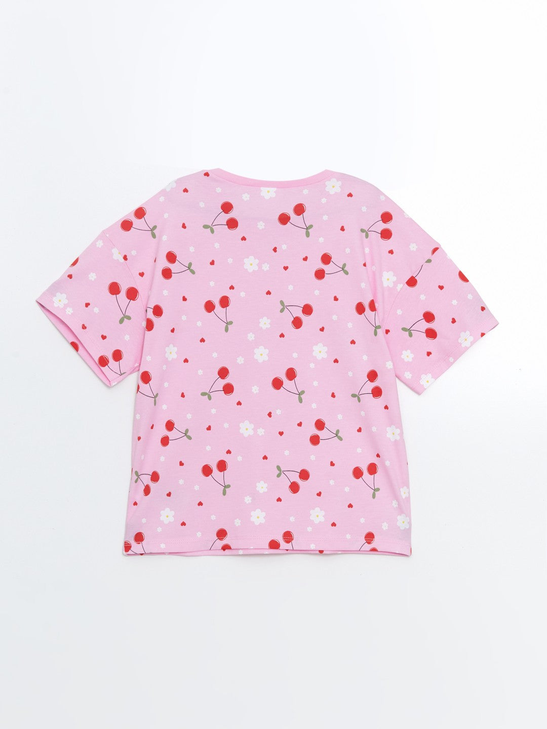 LCW Kids Crew Neck Girls Pajama Set