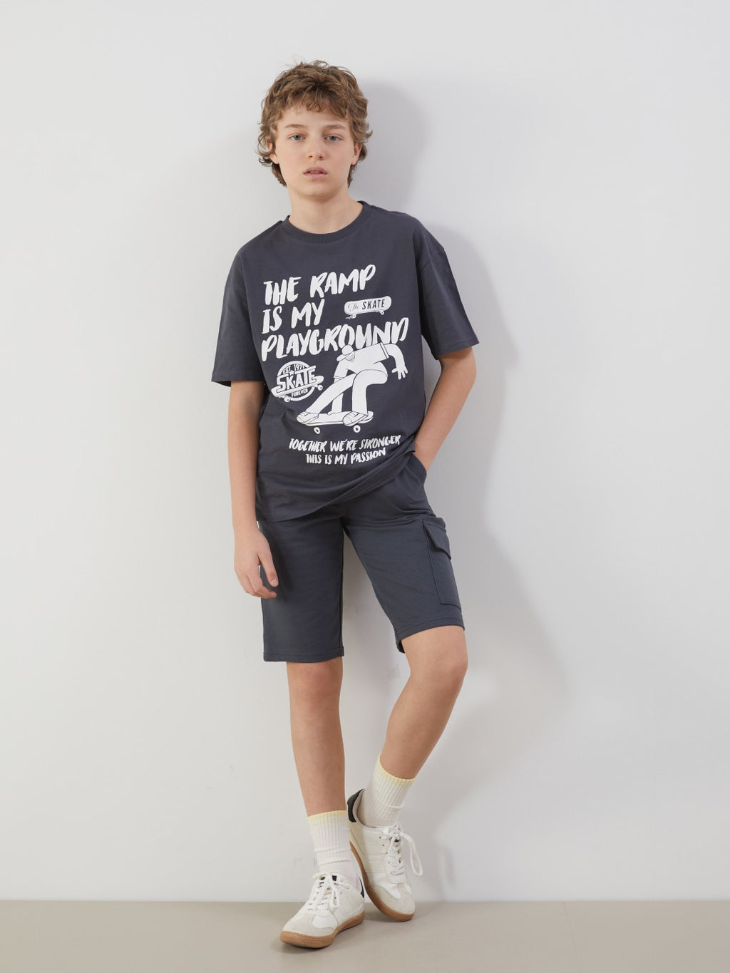 LCW Kids Crew Neck Boy T-Shirt