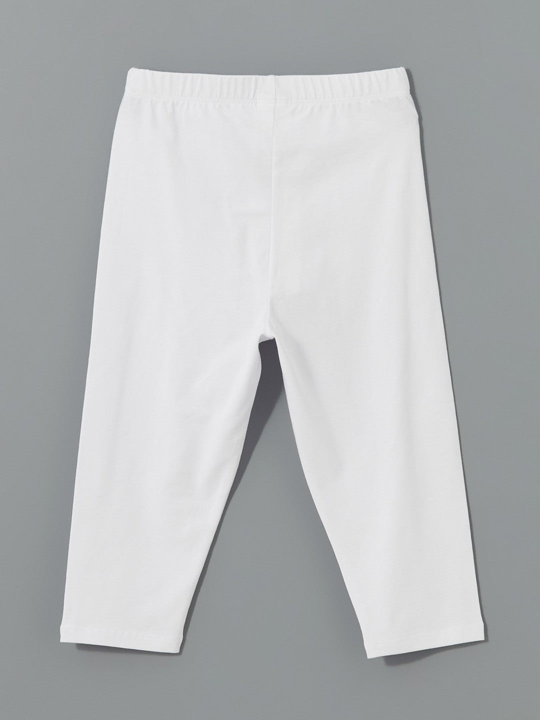 LCW Kids Elastic Waist 3/4 Length Girls Leggings