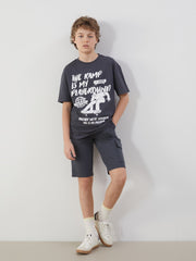 LCW Kids Elastic Waist Boy Cargo Shorts