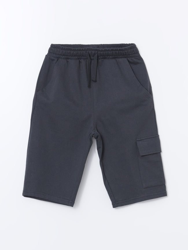 LCW Kids Elastic Waist Boy Cargo Shorts Main Image