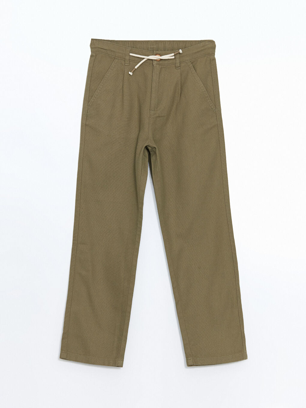 LCW Kids Anthracite Elastic Waist Linen Blend Boy Trousers