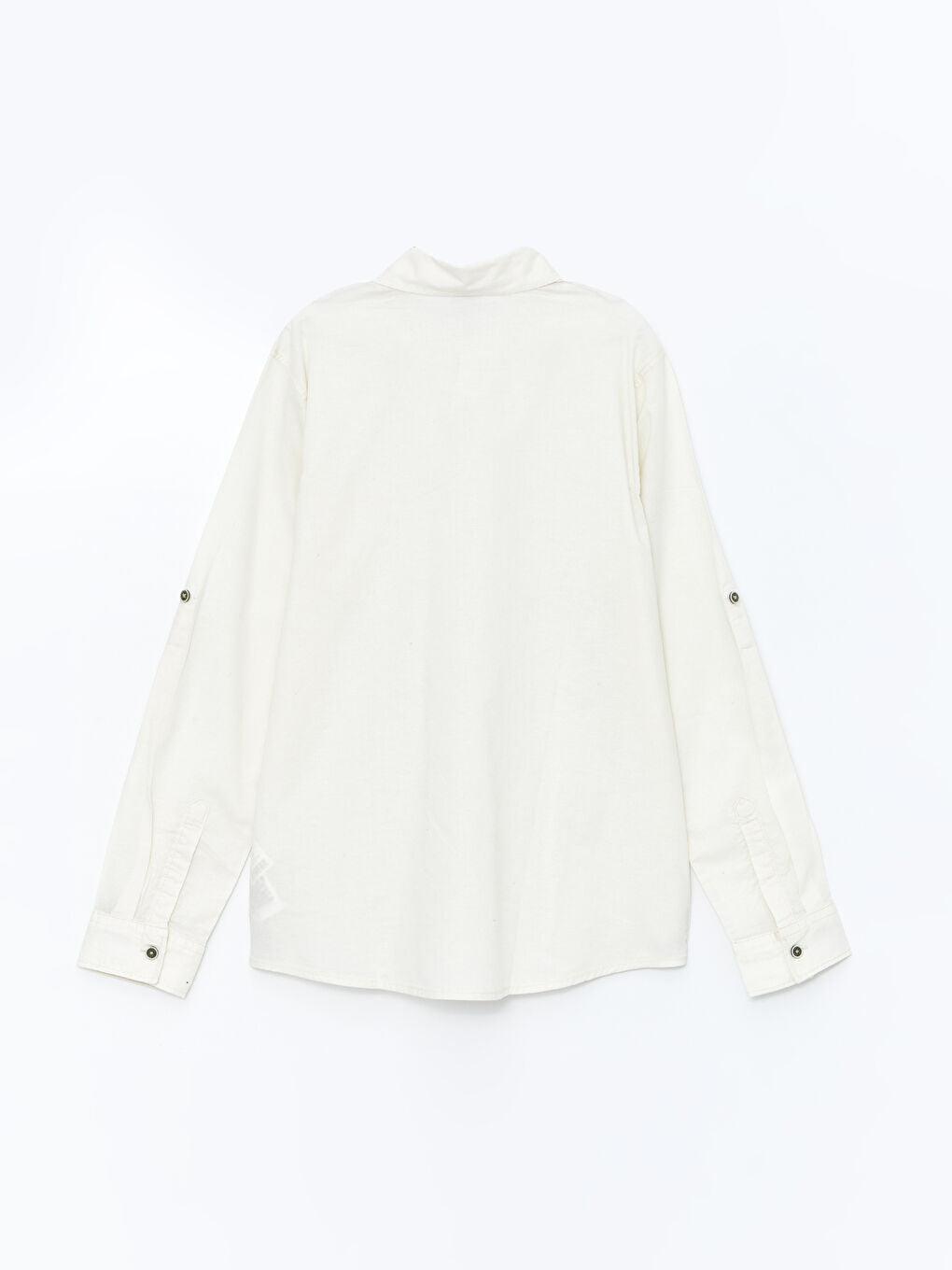 LCW Kids Ecru Linen Blend Boy Shirt