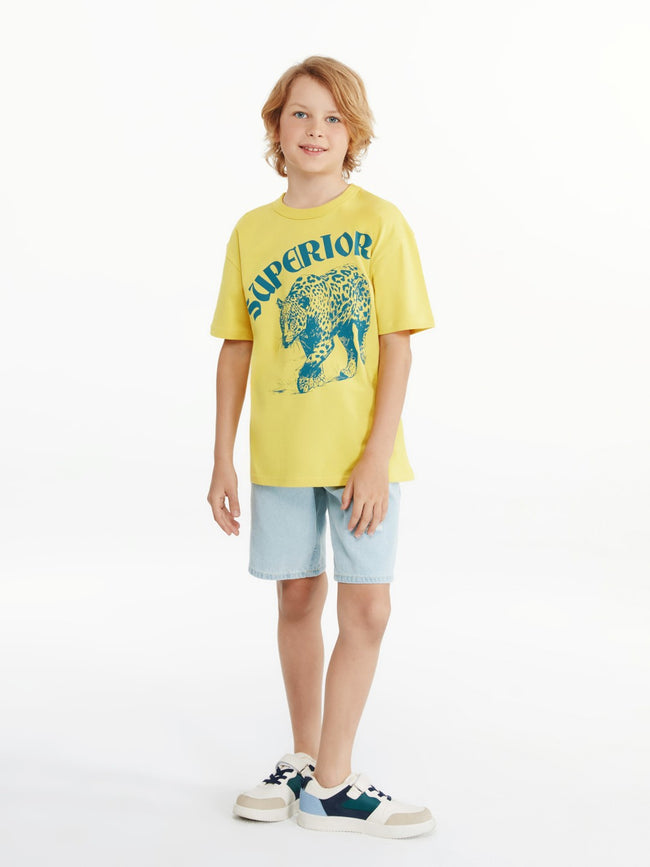 LCW Kids Crew Neck Boy T-Shirt Main Image