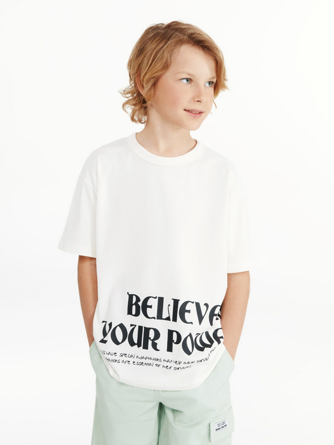 LCW Kids Crew Neck Boy T-Shirt
