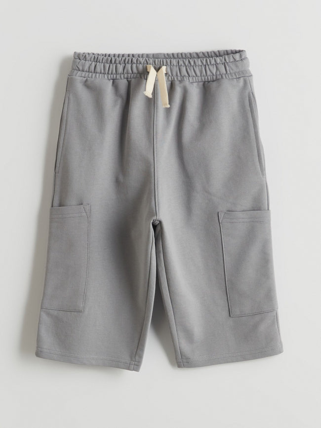 LCW Kids Elastic Waist Basic Boys Cargo Shorts Main Image