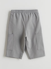 LCW Kids Elastic Waist Basic Boys Cargo Shorts