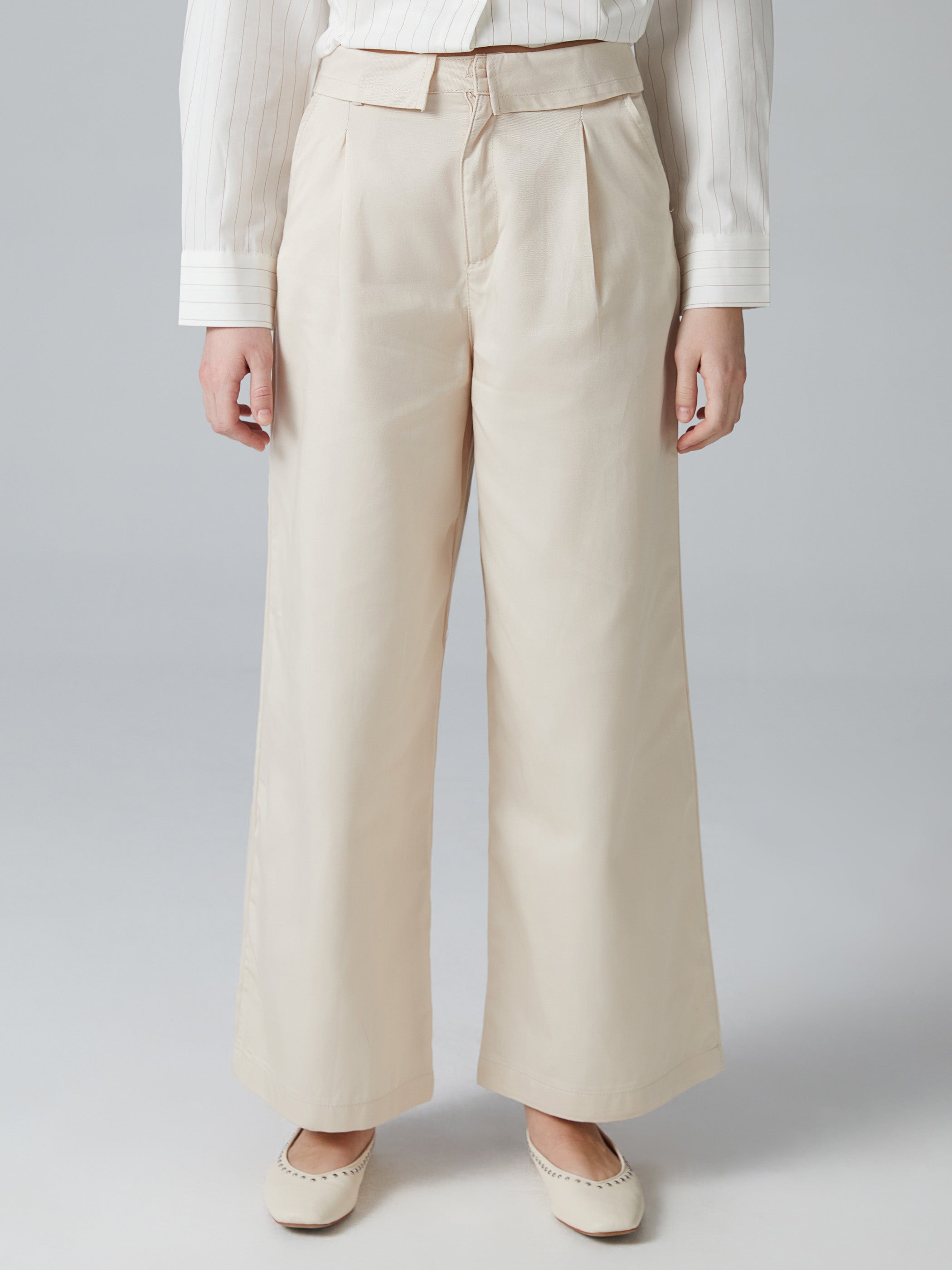 Wideleg Young Girl Pants