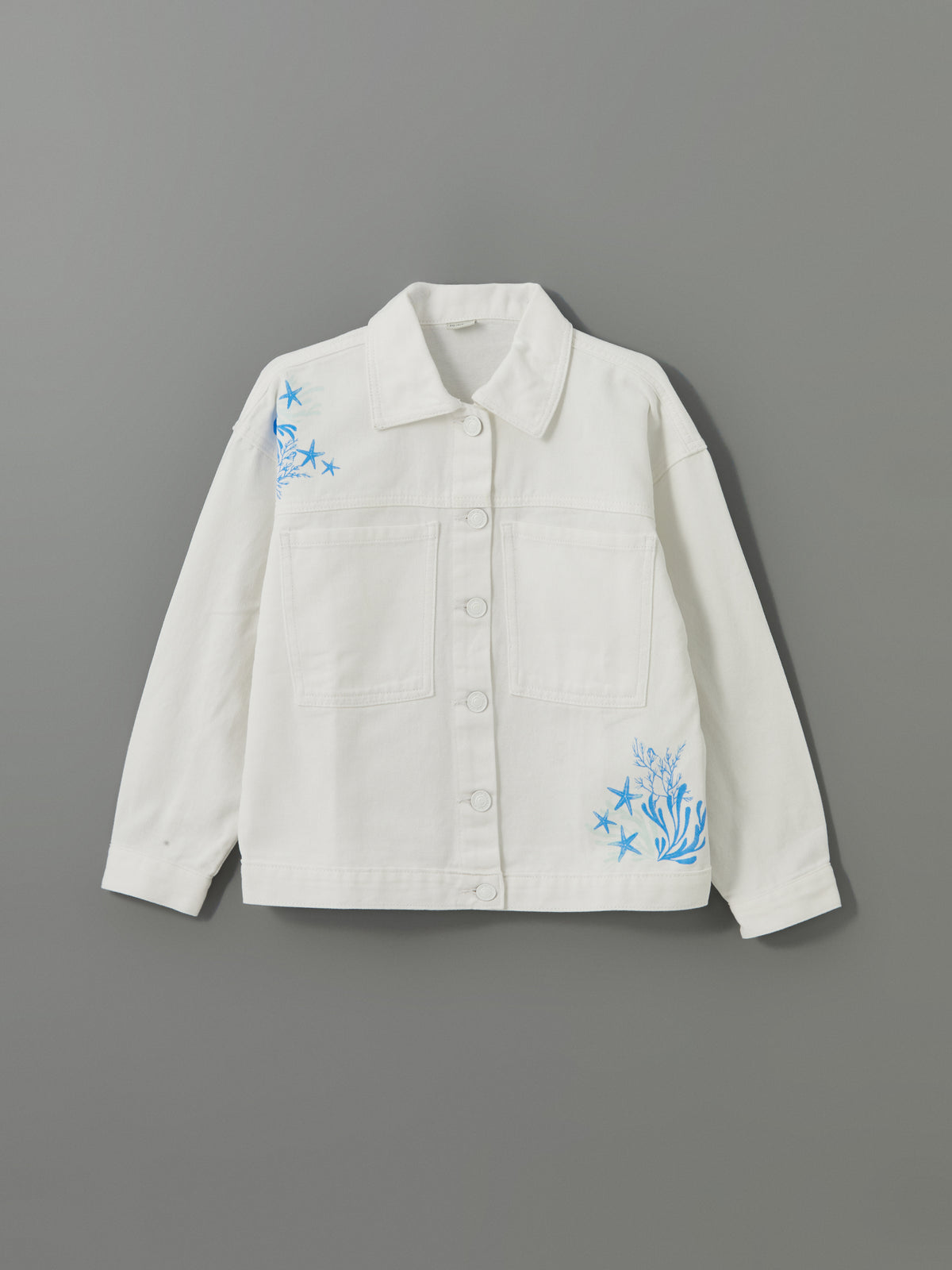 Printed Girls Jean Jacket