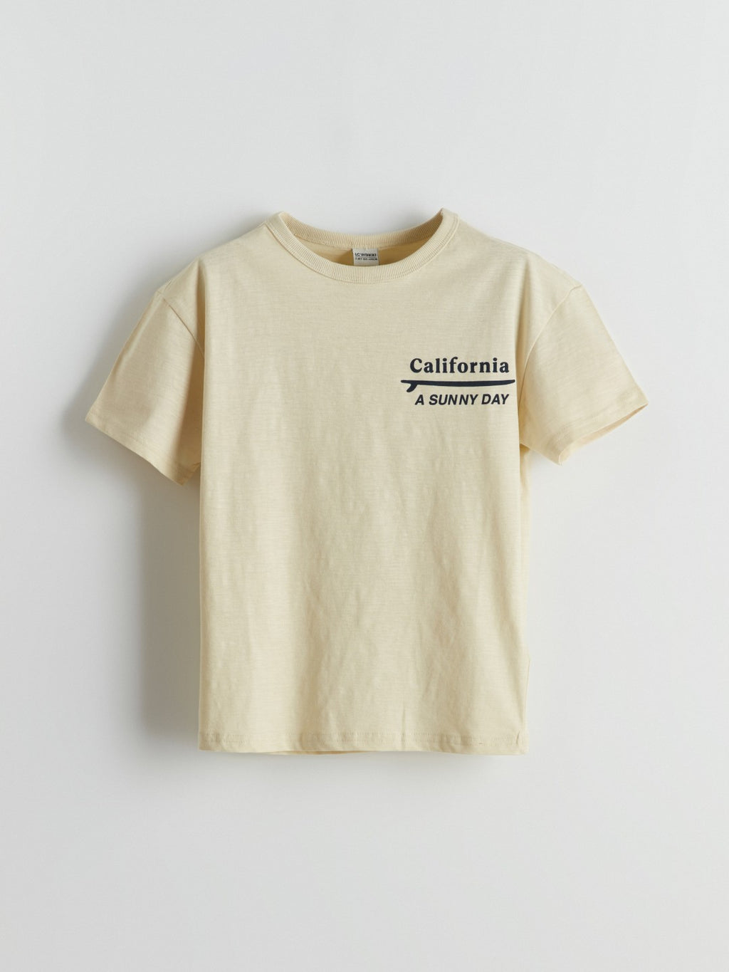 LCW Kids Crew Neck California Printed BoyS T-Shirt