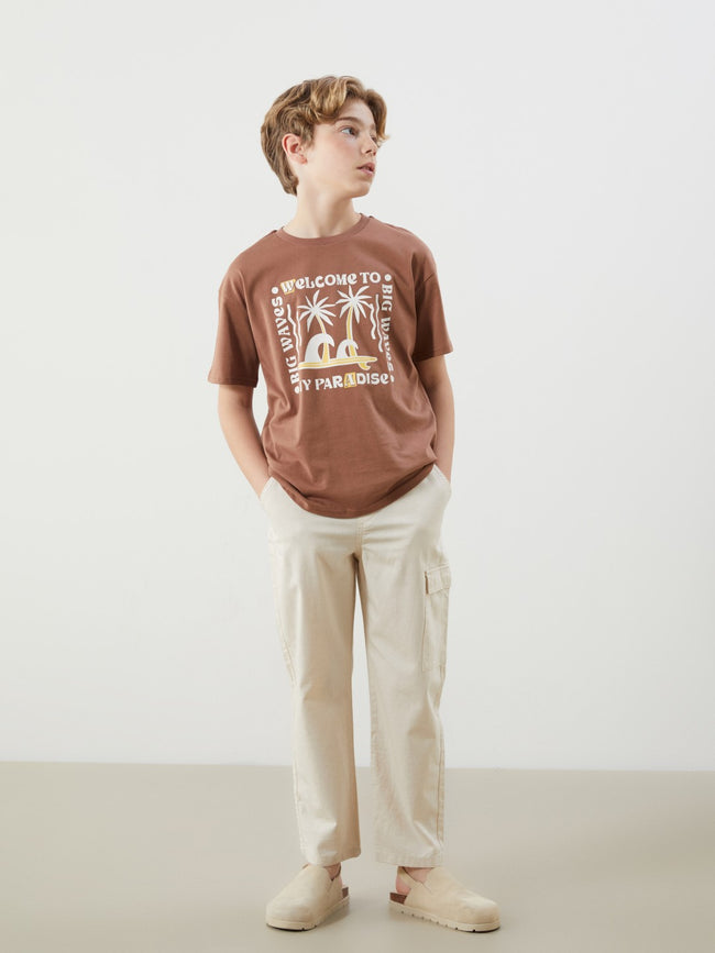 LCW Kids Crew Neck Boy T-Shirt Main Image