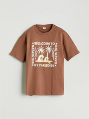 LCW Kids Crew Neck Boy T-Shirt