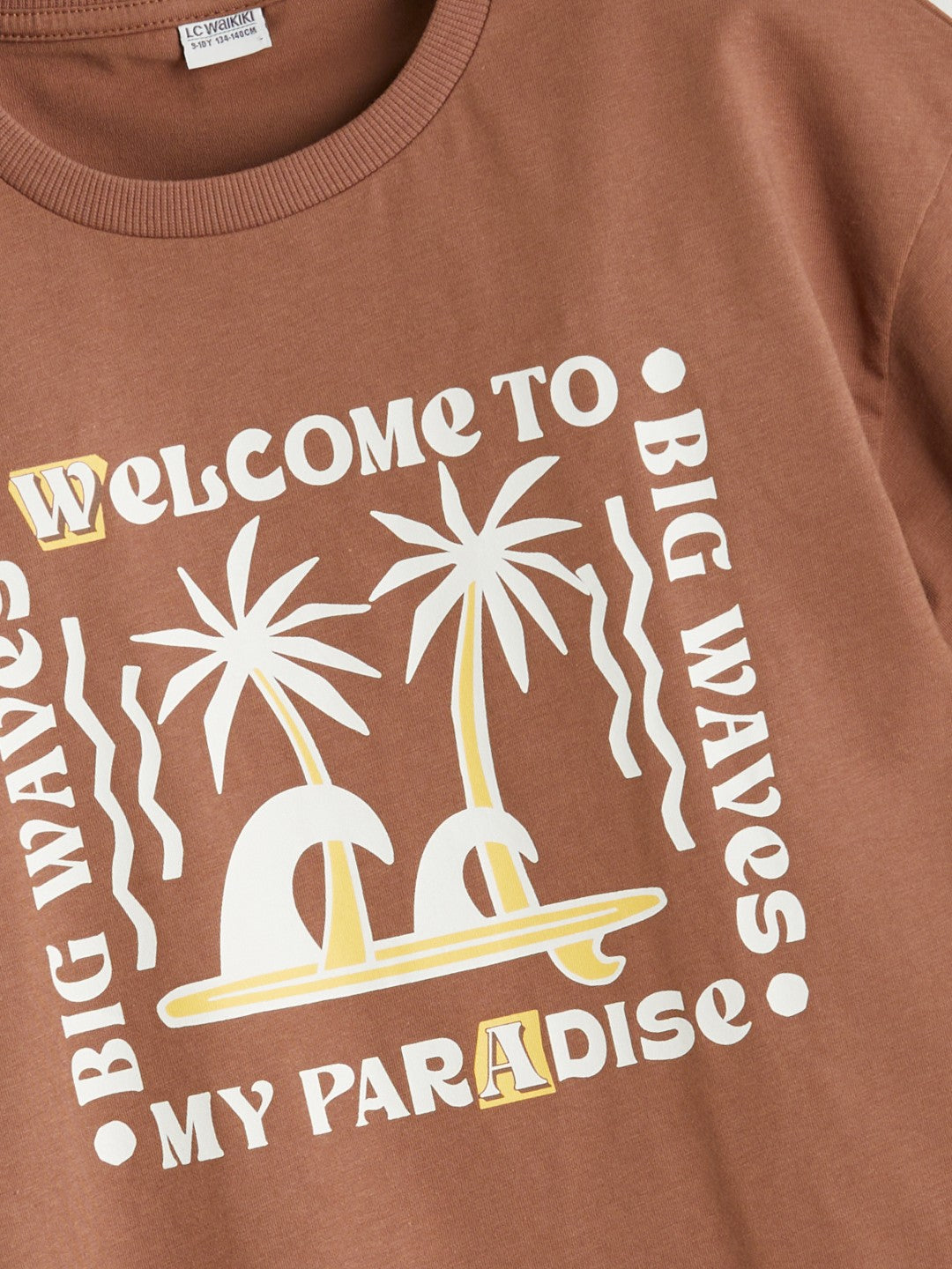 LCW Kids Crew Neck Boy T-Shirt