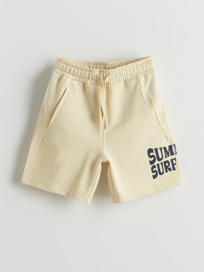 LCW Kids Elastic Waist Boy Shorts Hover Image
