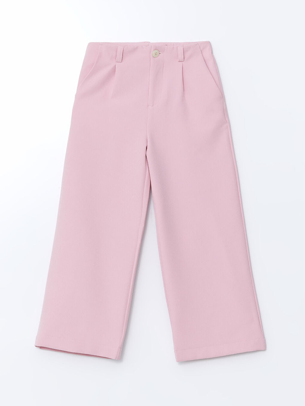 LCW Kids Pink Adjustable Waist Elastic Girl Trousers