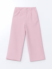 LCW Kids Pink Adjustable Waist Elastic Girl Trousers