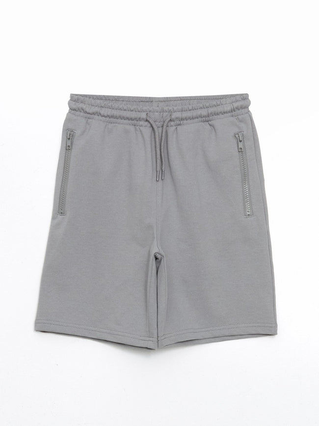 LCW Kids Elastic Waist Boy Shorts Hover Image