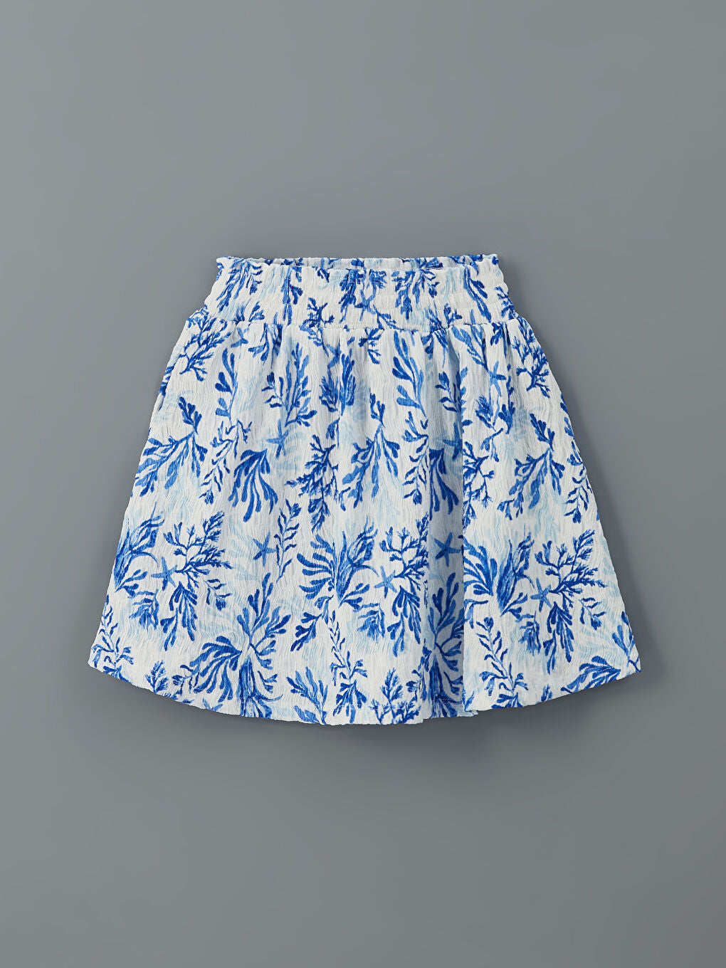 LCW Kids White Elastic Waist Girl Skirt