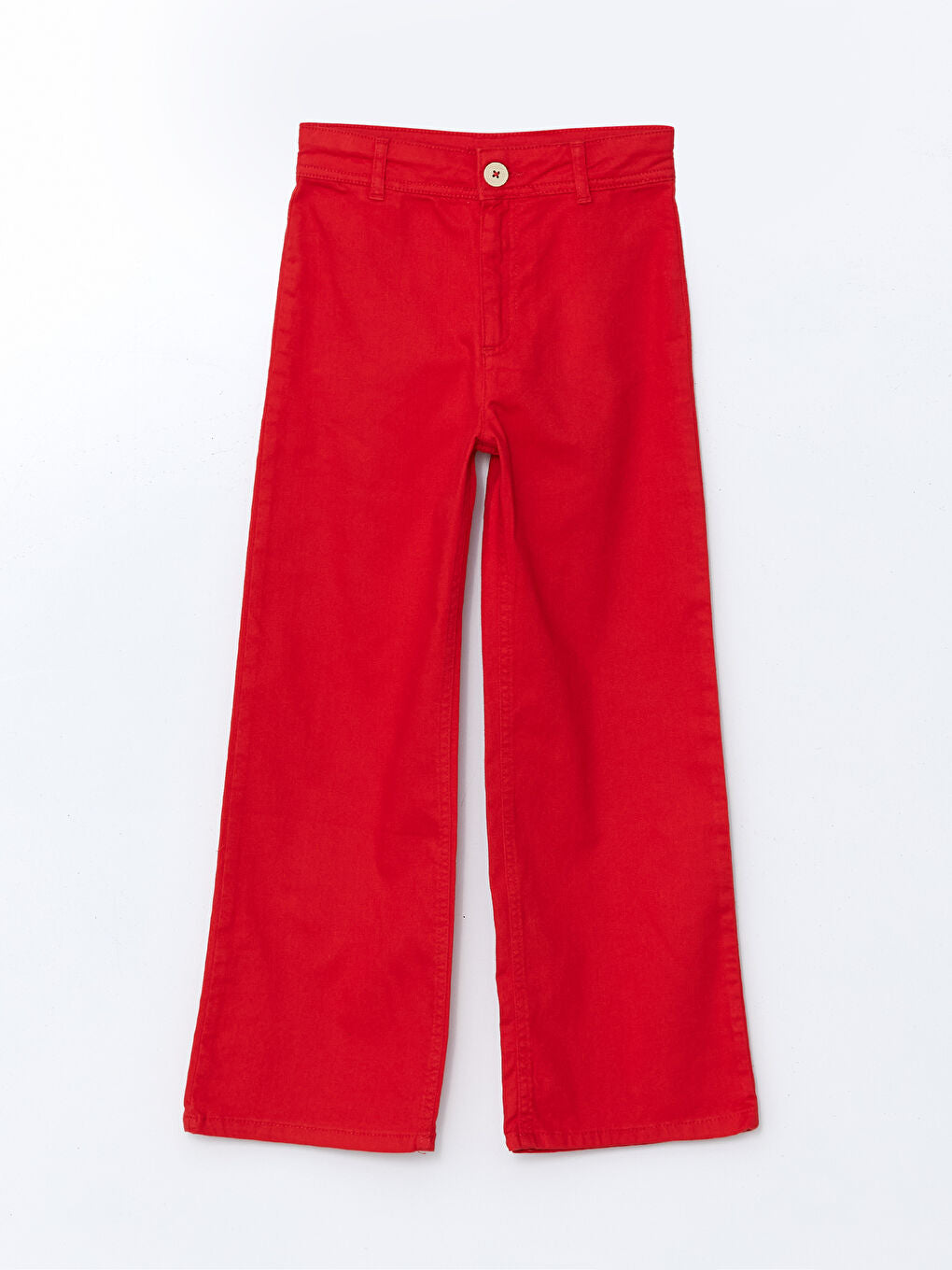 LCW Kids Blue Adjustable Waist Elastic Girl Trousers