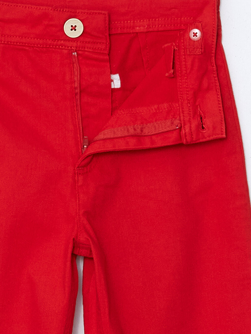 LCW Kids Blue Adjustable Waist Elastic Girl Trousers