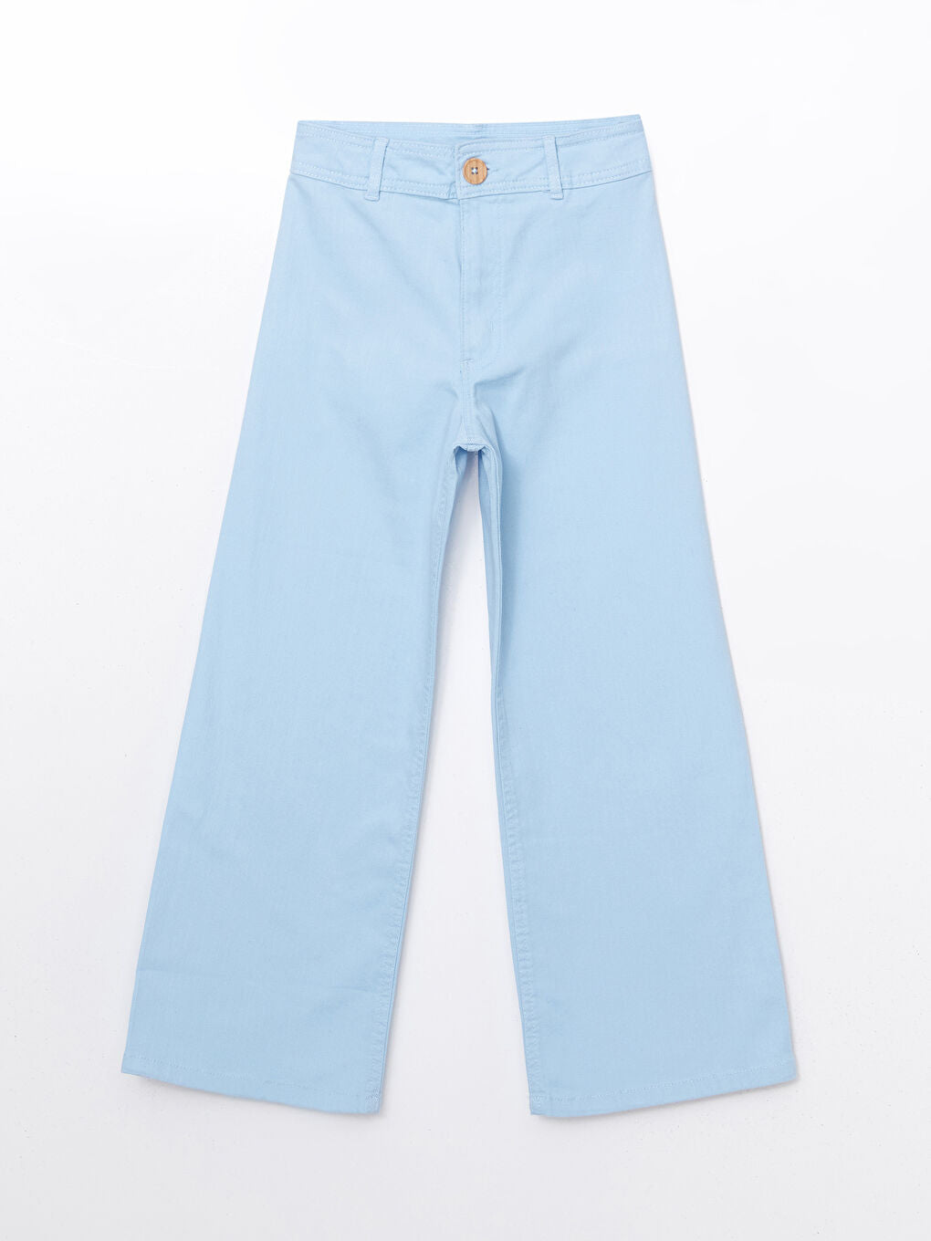 LCW Kids Blue Adjustable Waist Elastic Girl Trousers