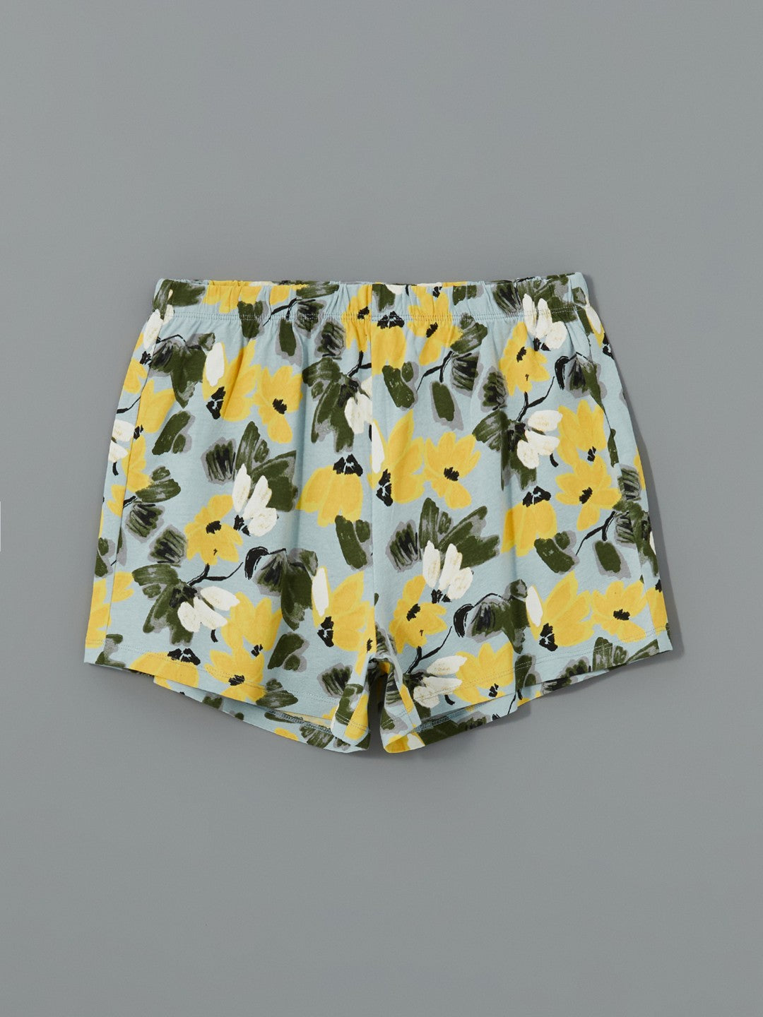 LCW Dream Petite Crew Neck Women Shorts Pajama Set