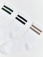 LCW Kids Mixed Striped Boys Ankle Socks 5-Pack