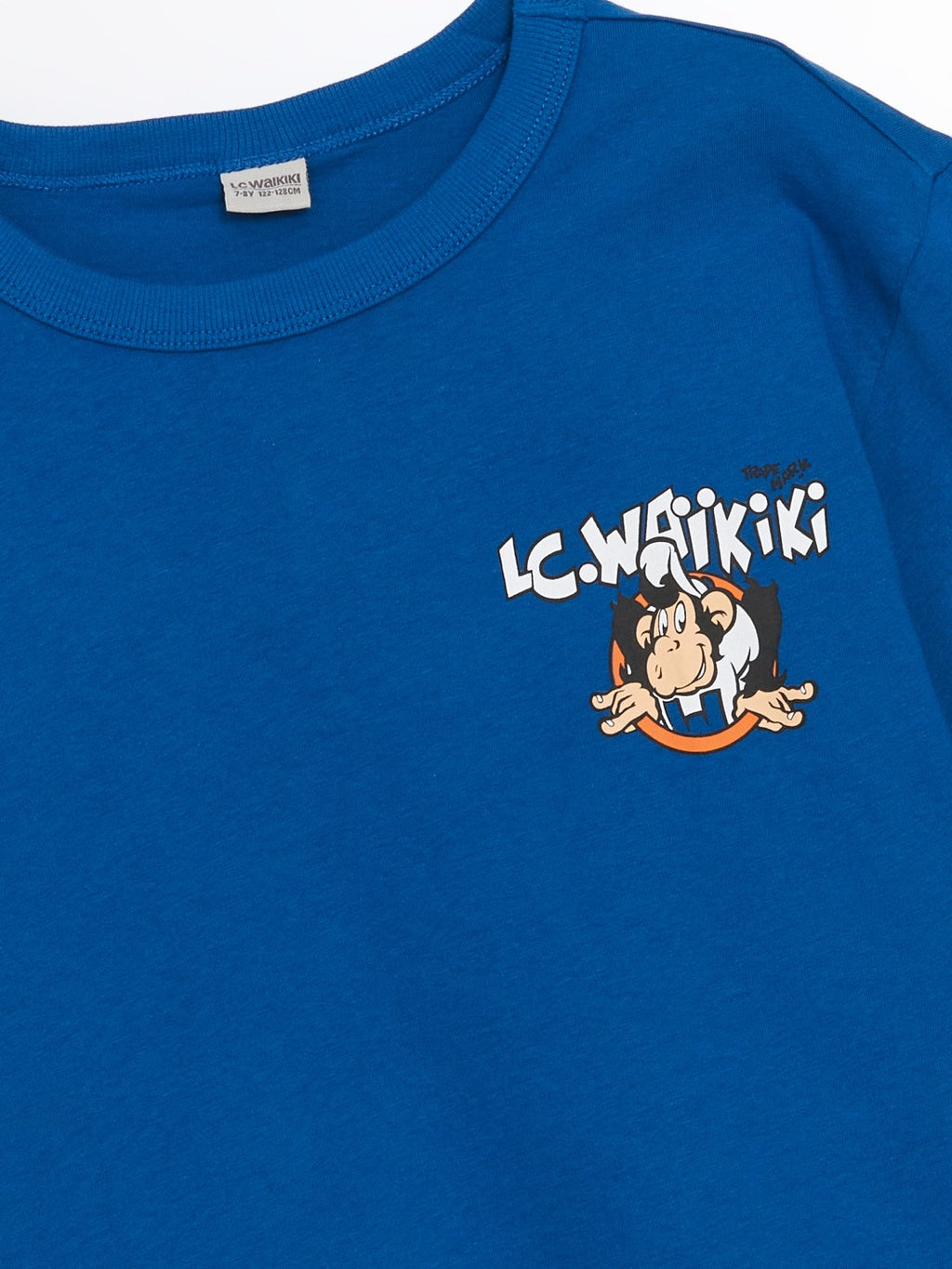 LCW Kids Crew Neck Nostalgic Monkey Printed BoyS T-Shirt