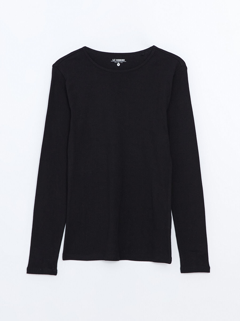 LCWAIKIKI Classic Blue Crew Neck Women Bodysuit