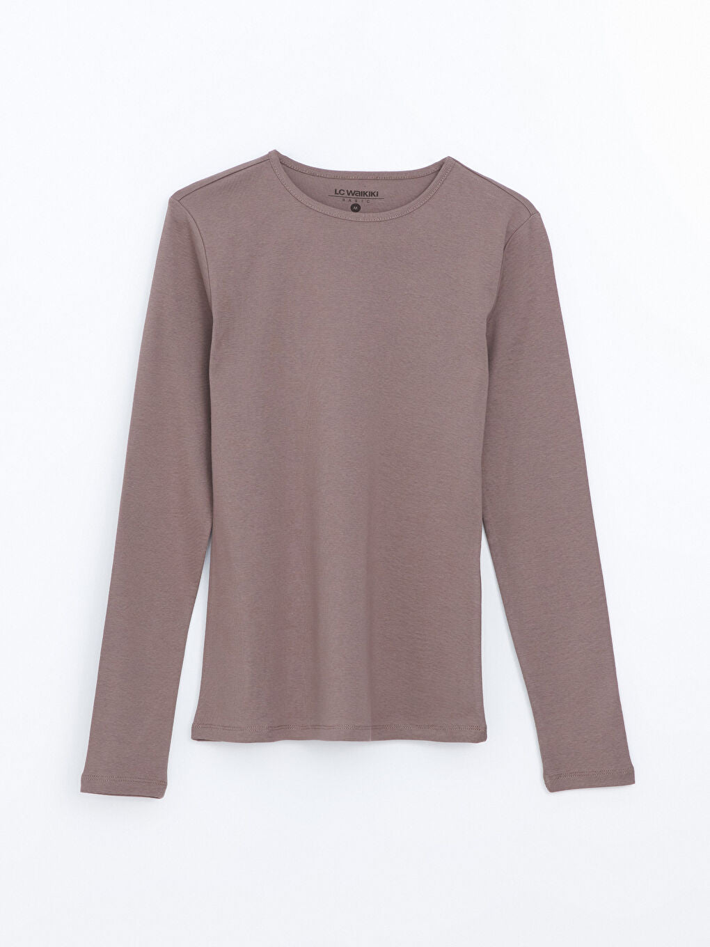 LCWAIKIKI Classic Blue Crew Neck Women Bodysuit