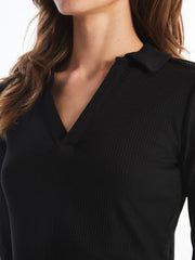 LCW Classic Polo Neck Women Bodysuit